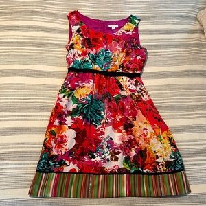 Multi-color cocktail dress